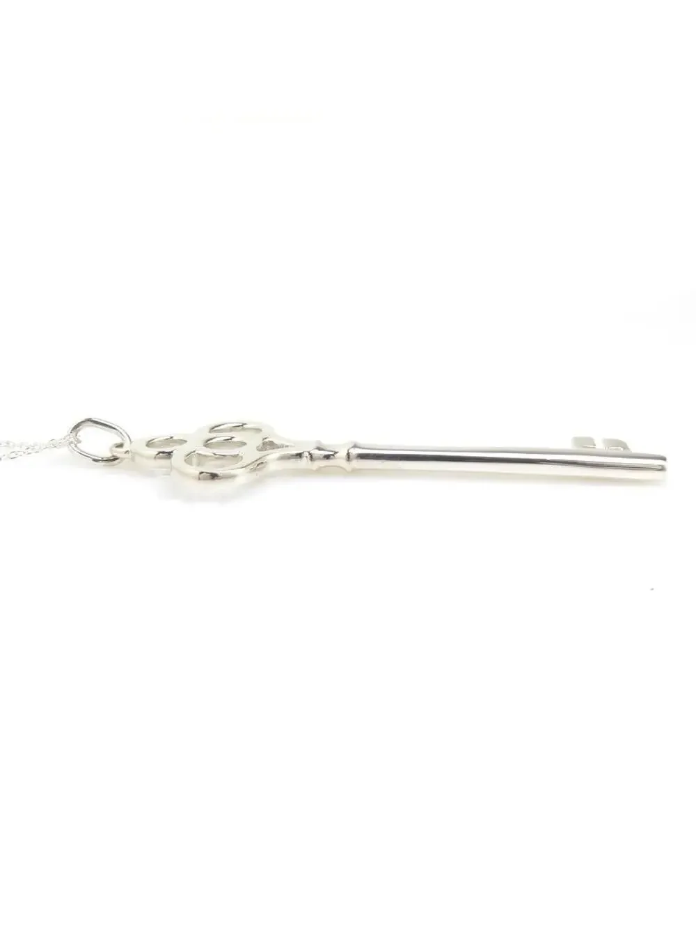 Auth Tiffany&Co. Crown Key Necklace #293882T24B